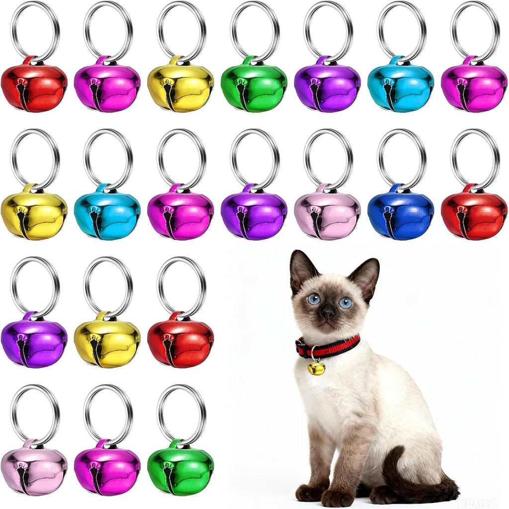 PETAXCELL copper cat bells small pet collar charm front view
