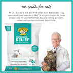 Dr. Elsey's R&R Stress-Reducing cat litter packaging back details