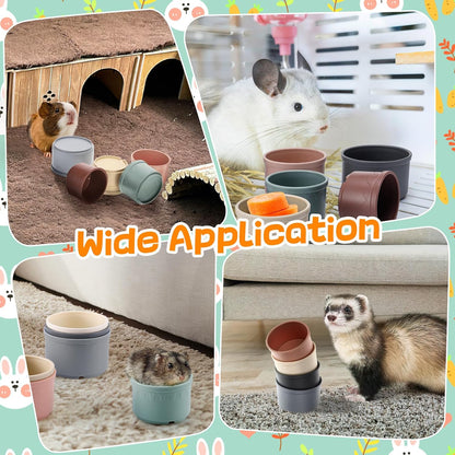 MEWTOGO small animal toys nested tightly together demonstrating compact storage dimensions