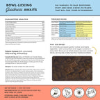 The Pets Table premium grain free dog food packaging showing ingredient details