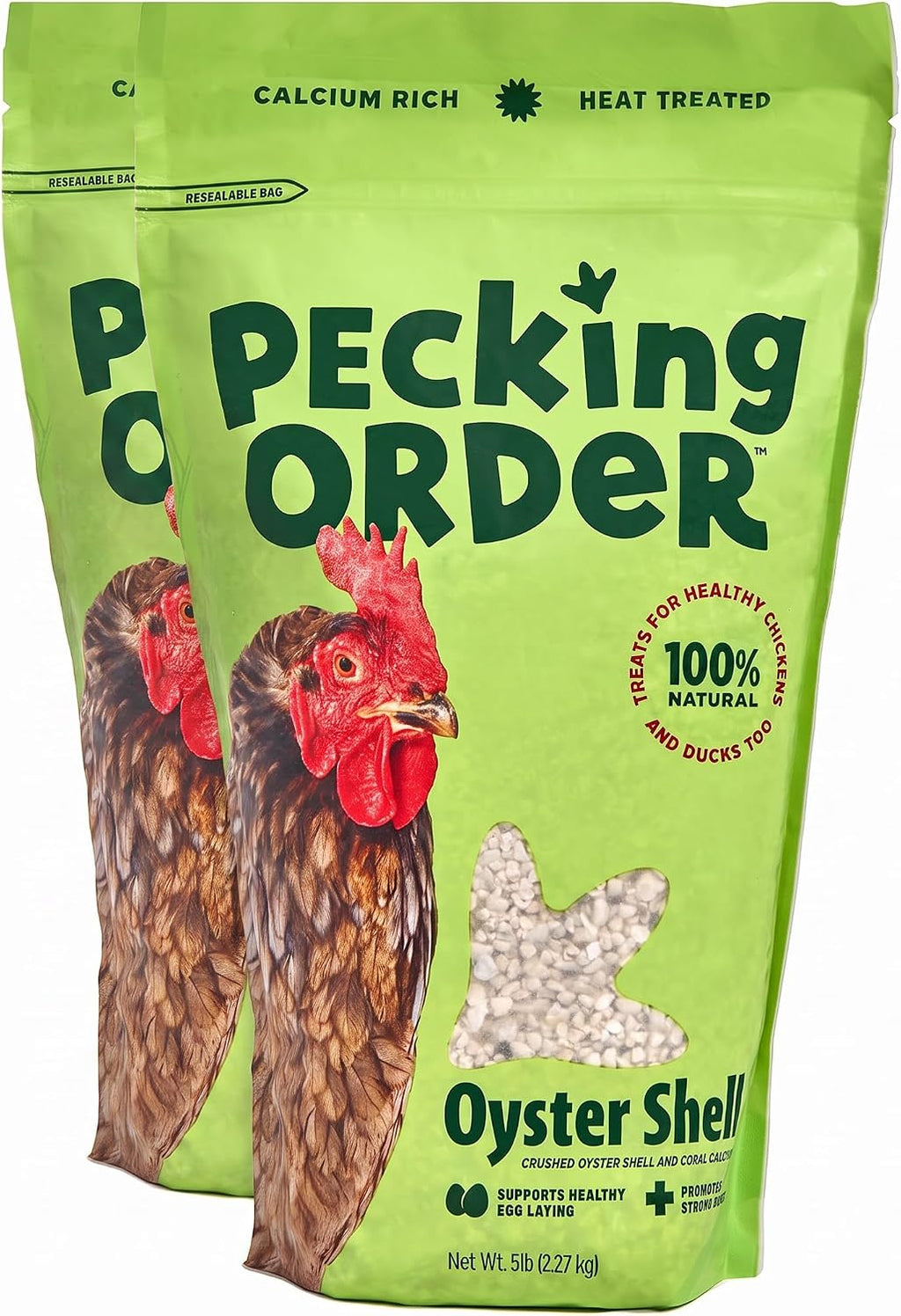 Natural mineral supplement packaging for laying hens and ducks