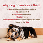 Get Naked Grain Free Puppy Health small dental treats for teething relief.