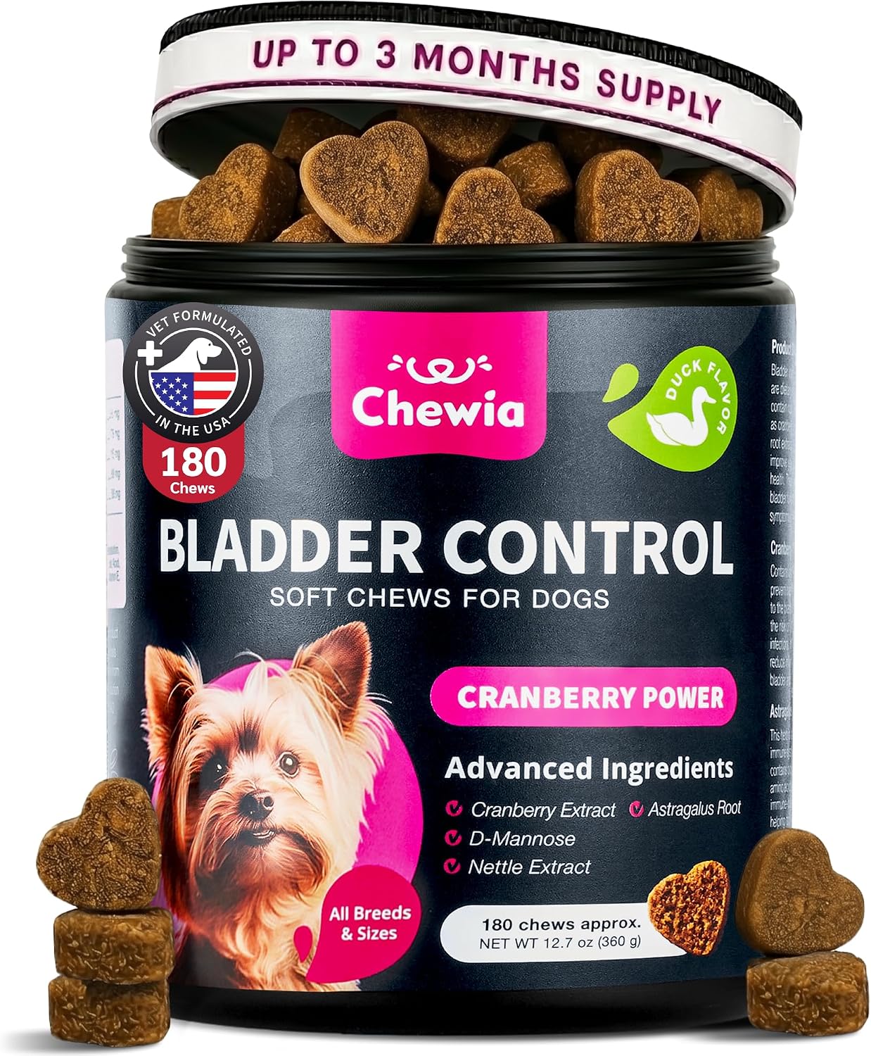 Probiotics for Dogs Gut Health, Digestion, Immunity, Yeast Balance, Itchy Skin, Allergies Support - Dog Probiotic Chews with Digestive Enzymes for Gut Flora- Soft Treats with Pumpkin and Yeast Powder - Image 11