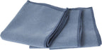 Gray microfiber tack cloths folded in a three pack