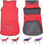 Petglad Dog Coat, Waterproof Dog Winter Jacket with Pocket, Reflective Adjustable Pet Snow Vest, Warm Cozy Fleece Sweater for Small Medium Extra Large Dogs - Sky Blue, S - Image 9