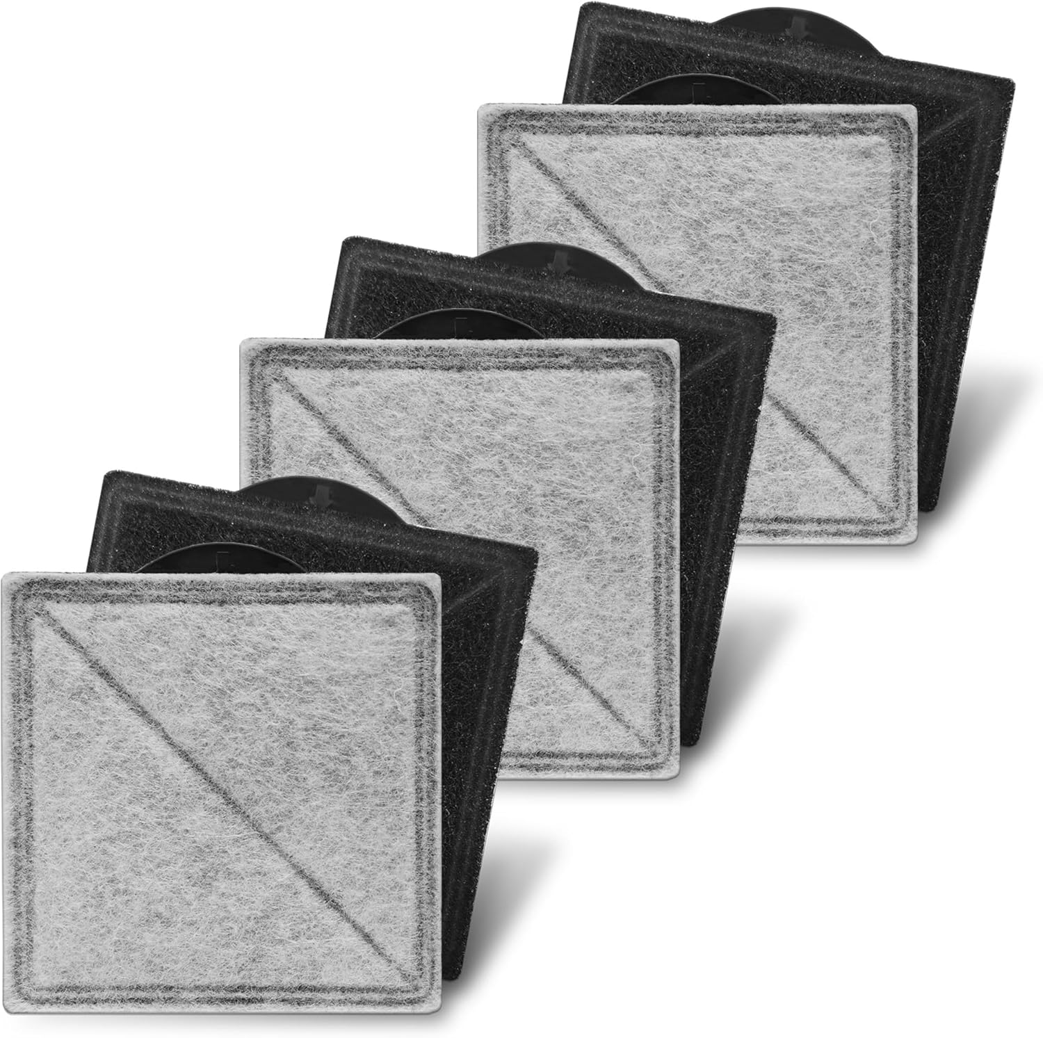 Toggath cat water fountain replacement charcoal filters front view