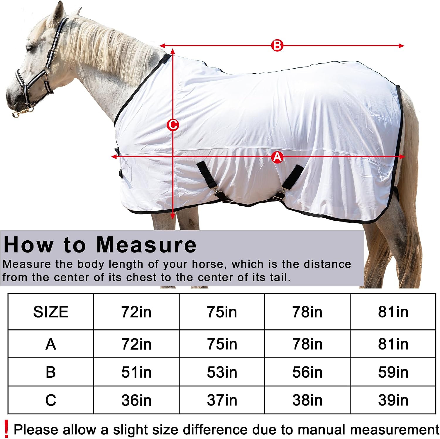 Tarfepa fly sheet adjustable front buckle closure