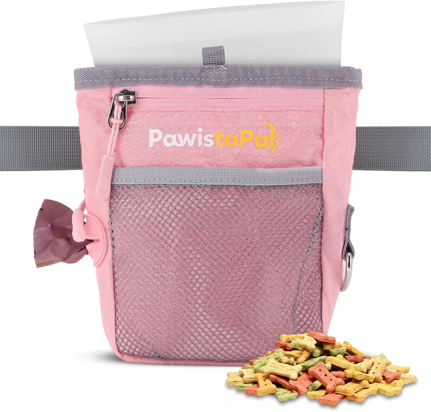 Dog Treat Pouch for Pet Training, One-Hand Magnetic Closure, Hands-Free Treat Bag with Silicone Liner, No Mess No Smell - Image 10