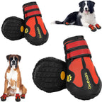 Detailed view of breathable mesh material on DcOaGt dog boots