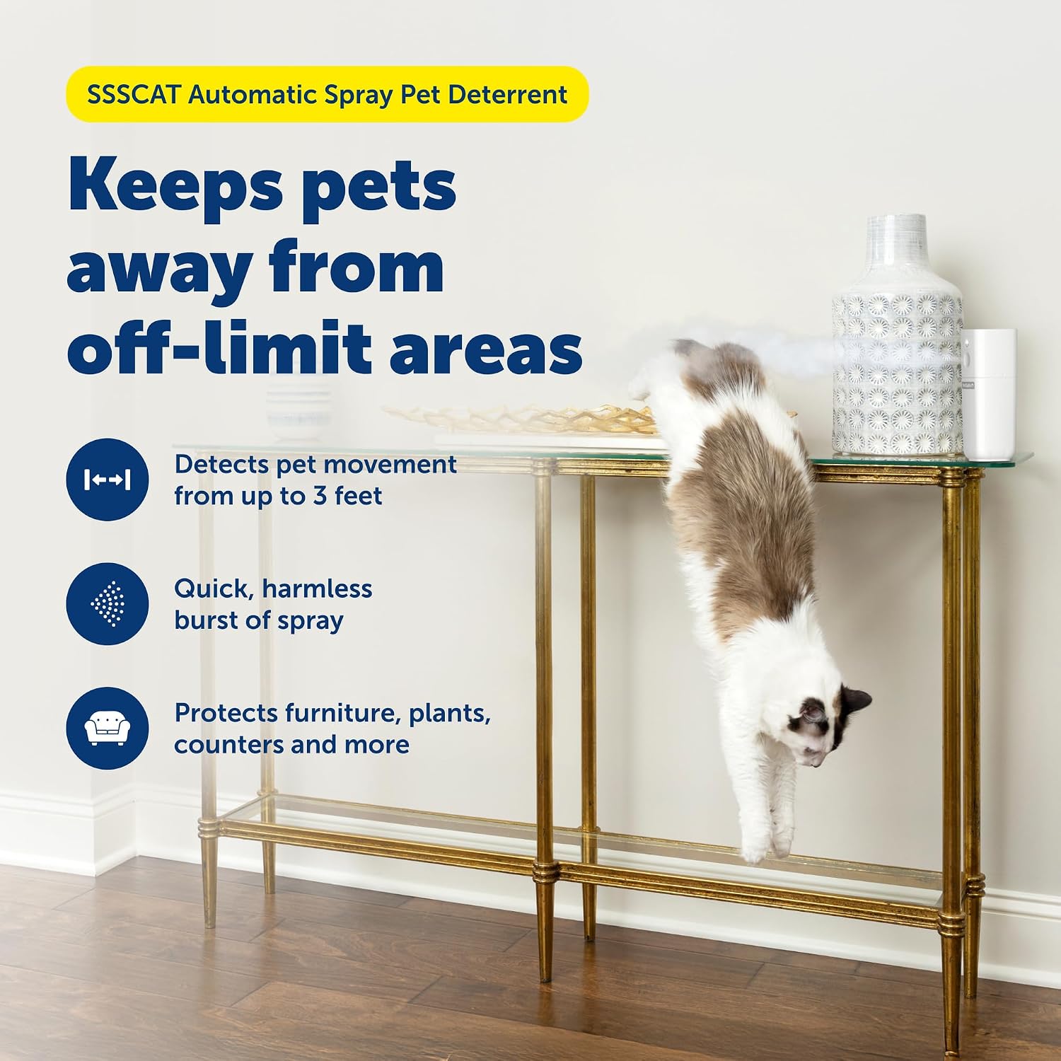 PetSafe SSSCAT pet deterrent unit with spray canister
