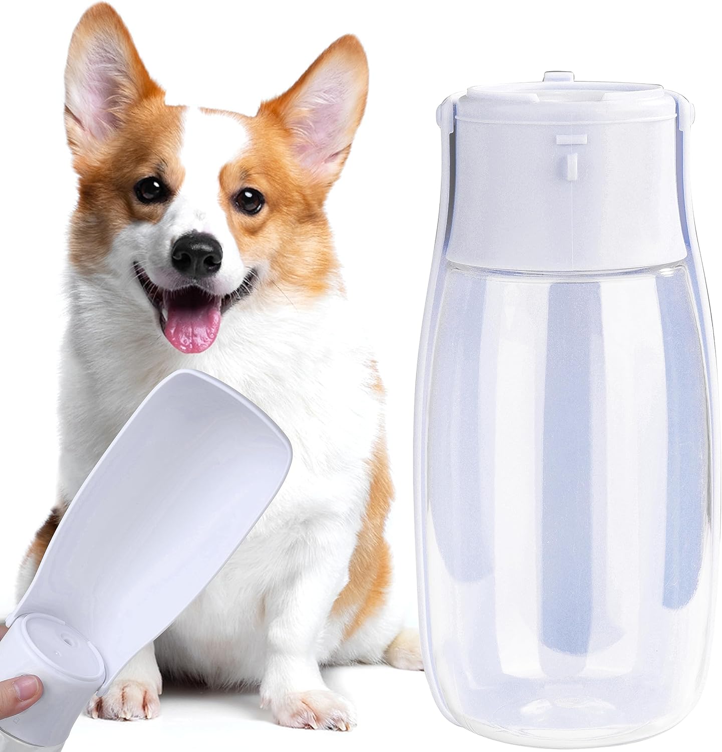 Foldable Dog Water Bottle, Portable Water Dispenser for Cat, Rabbit, Puppy and Small Animals, the Perfect Dog Gifts and Dishwasher Safe Pet Accessories for Walking, Hiking, Travel - Image 10