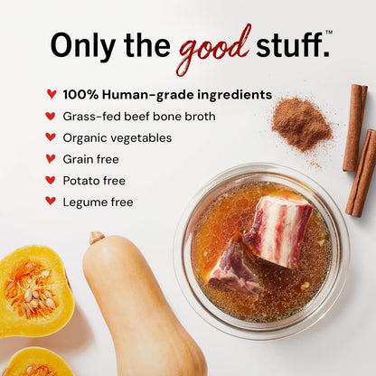 Stella and Chewy's grain free dog bone broth resealable pouch packaging detail