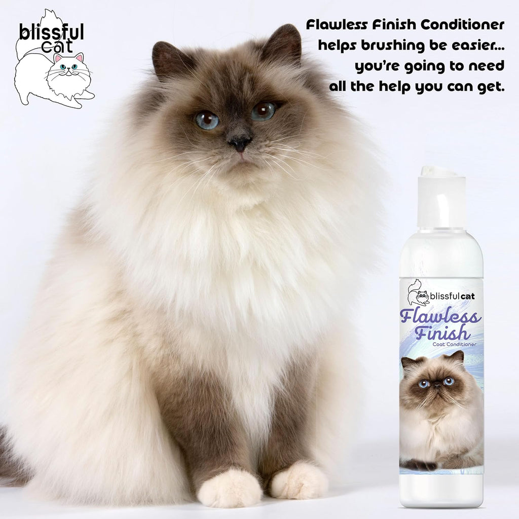 The Blissful Dog Flawless Finish Cat Conditioner cap and pump detail