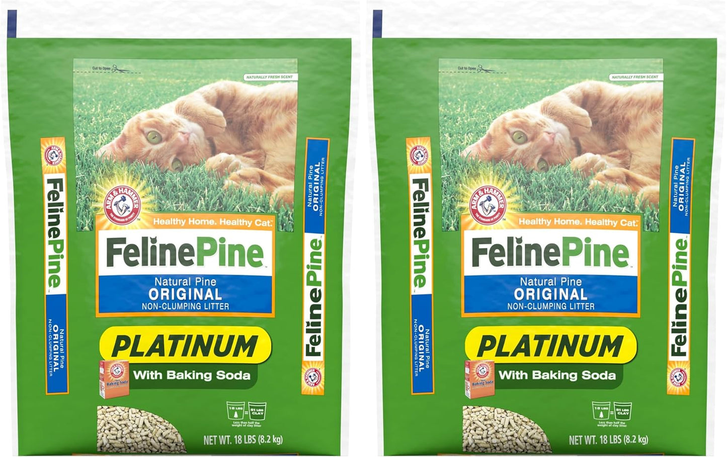 Feline Pine Platinum Non-Clumping Cat Litter 17lb. - Image 11