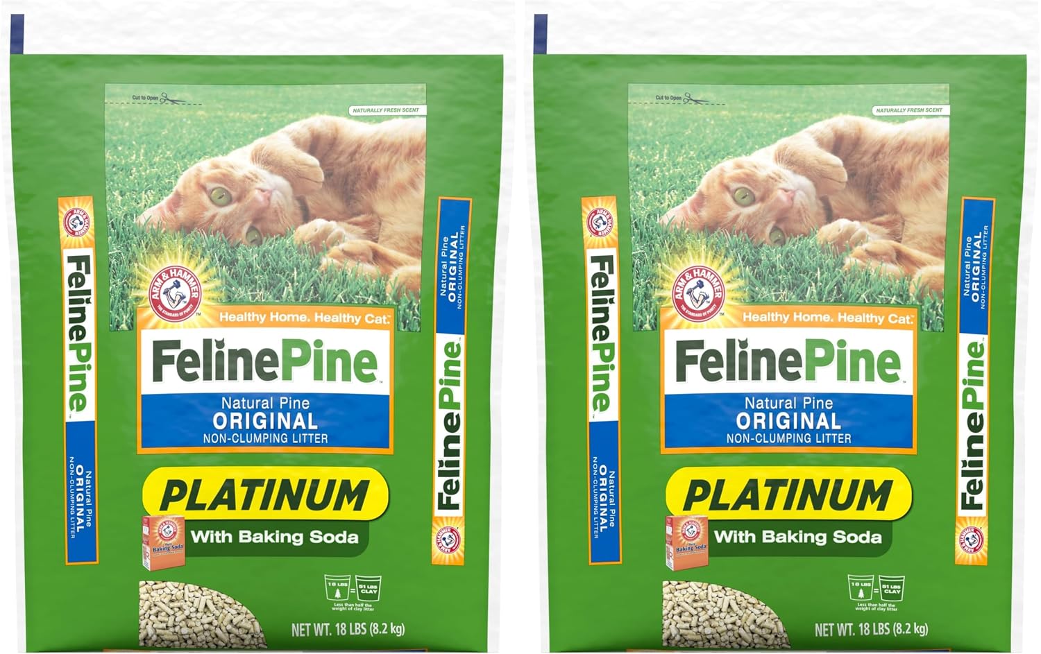 Feline Pine Platinum Non-Clumping Cat Litter 17lb. - Image 11