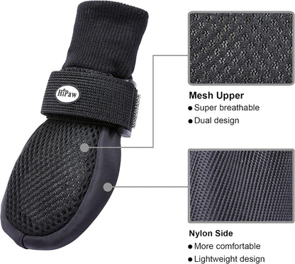 Close up of HiPaw dog boots non-slip rubber sole detail
