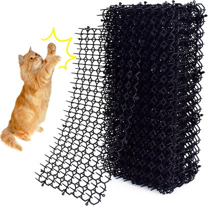 Hmyomina 10 Pack 16 x 8 Inch Cat Scat Mat front view