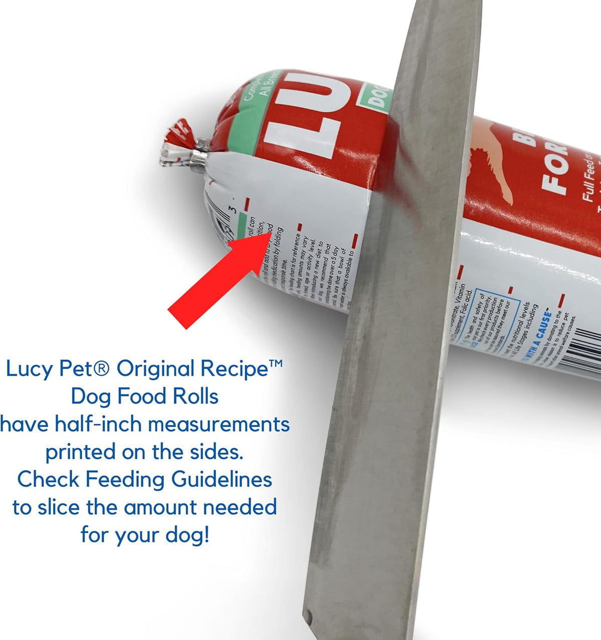 USA imported Lucy Pet Products beef formula roll