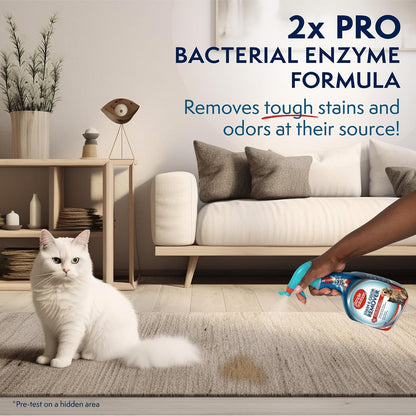 Simple Solution enzymatic cleaner on carpet
