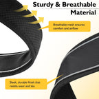 Mayerzon heavy duty dog collar showing stainless steel D-ring leash attachment and separate ID tag ring