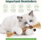 BAWAN Silvervine Sticks Cat Chew Toys for Indoor Cats Dental Care Teeth Cleaning, Natural Kitten & Cat Teething Toys for Health, Cat Chew Stick Suitable for All Breeds of Aggressive Chewers Cat - Image 7
