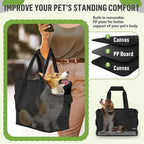 Small puppy resting in Likesing travel purse carrier