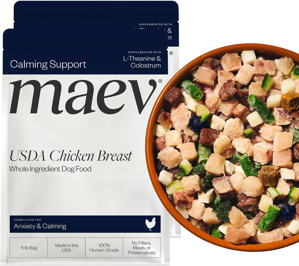 Maev Human-Grade Fresh-Frozen Beef Dog Food, Anxiety & Calming Formula | High-Protein, Grain-Free, Whole Ingredient Raw Food for Dogs | Complete & Balanced Meal or Topper | Made in USA | 5 lb - Image 14