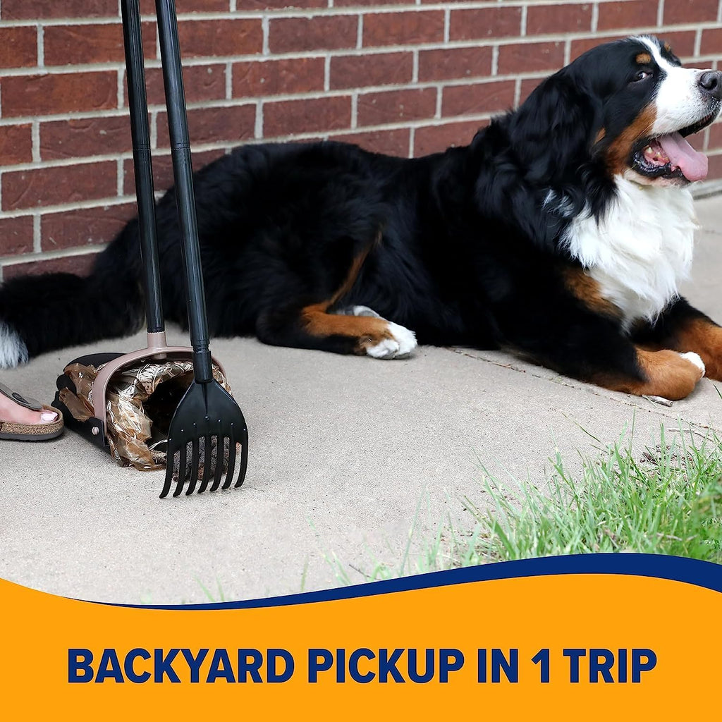 Large capacity swivel bin container by Arm & Hammer holding pet waste bags