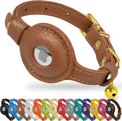 OOPSDOGGY non breakaway pet tracking collar with silver safety bell attached.