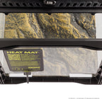 Side mount application on glass terrarium for amphibians