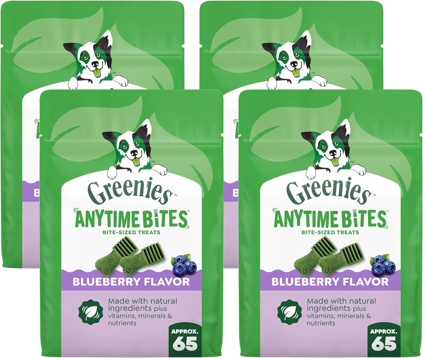Greenies Anytime Bites Dog Treats, Blueberry Flavor, Dog Training Treats, 10.3 oz. Bag - Image 11