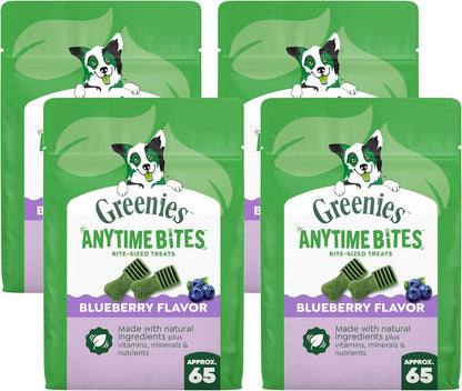 Greenies Anytime Bites Dog Treats, Blueberry Flavor, Dog Training Treats, 10.3 oz. Bag - Image 11