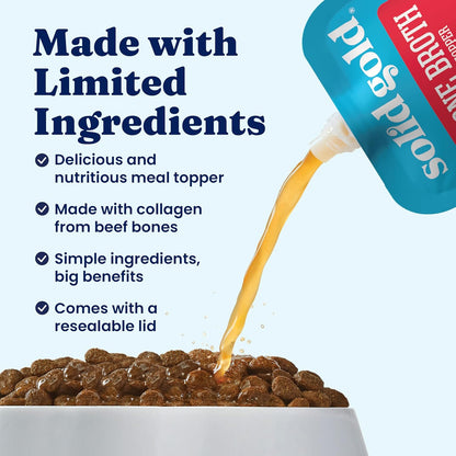 Solid Gold limited ingredient liquid gravy topper for picky dogs