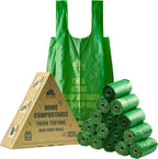 Ultra Thick & Deep RockRhino Dog Poop Bags for Large & XL Breeds | 4-Layer Interlocked Bottom | 100% Home Compostable, 0% Plastic | Vanilla-Scented | 60 Bags, Easy Open Tie Handles, Not for Scooper - Image 10
