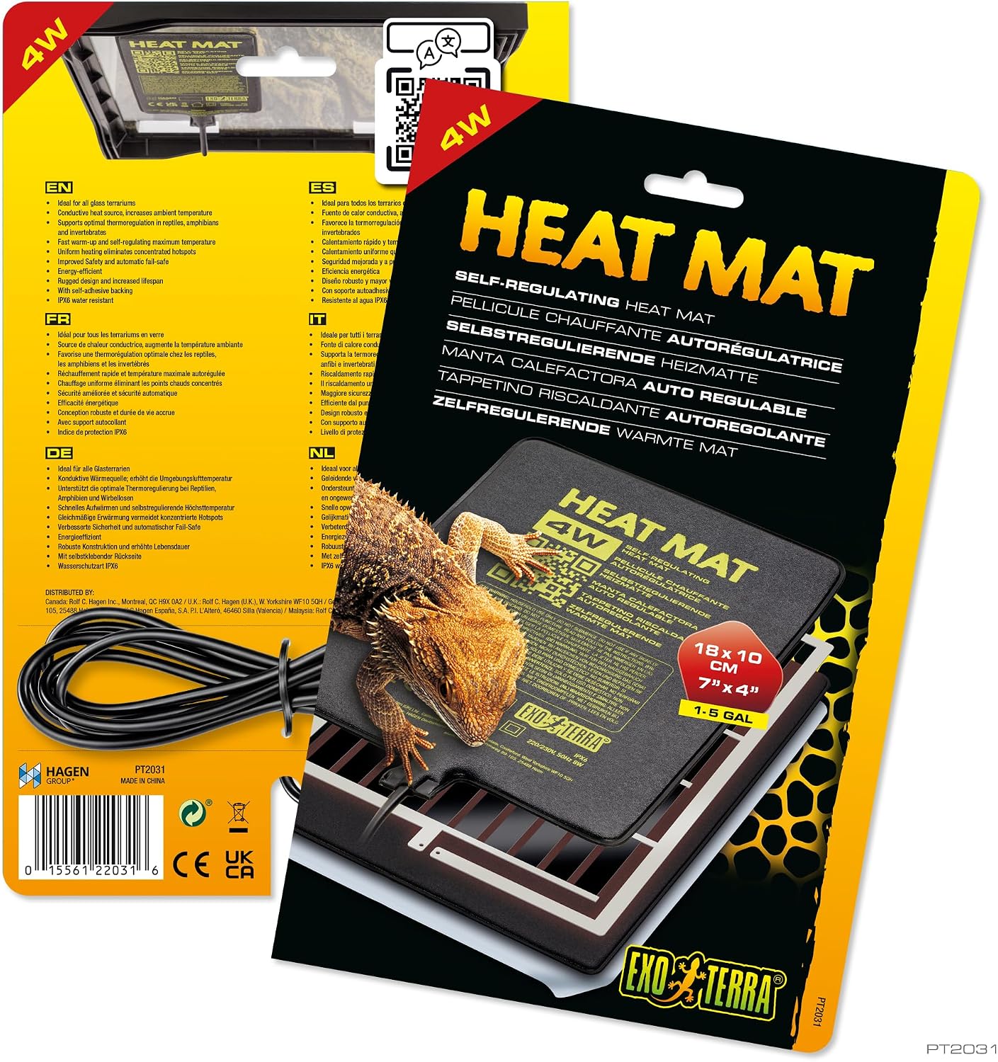 Exo Terra Heat Mat front view premium reptile heating pad