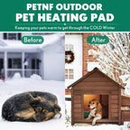 Whelping supply heating pad for newborn puppies and pregnant dogs illustrating safety features.