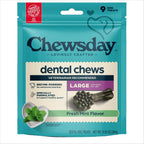 Chewsday Fresh Mint Flavor Dental Chews, Small Dog Treats, Healthier Teeth and Fresher Breath, Enzyme Powered for Advanced Cleaning, Made in the USA, 13 Count - Image 14