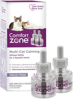 COMFORT ZONE Multi Cat Calming Diffuser Refill, 6 Pack - Cat Calming Pheromone Refills Help Reduce Anxiety, Stress, Scratching, Urine Marking, Multi-Cat Aggression, (30-Day Refills, 180-Day Supply) - Image 10