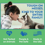 Back of the product packaging highlighting the waist measurement chart for small dogs