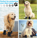 Dogoys non-slip dog sandals with adjustable straps