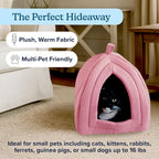 Petmaker cat house small pet bed cozy design