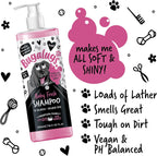 Texture of professional 2-in-1 dog shampoo and conditioner