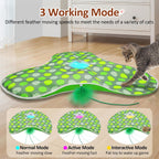 Sofolor chirping cat toy double-layered mat setup for indoor kittens.
