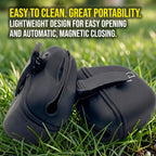 Kopet treat pouch being used for dog training exercises