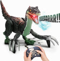 Toy Feast remote control velociraptor dinosaur front view