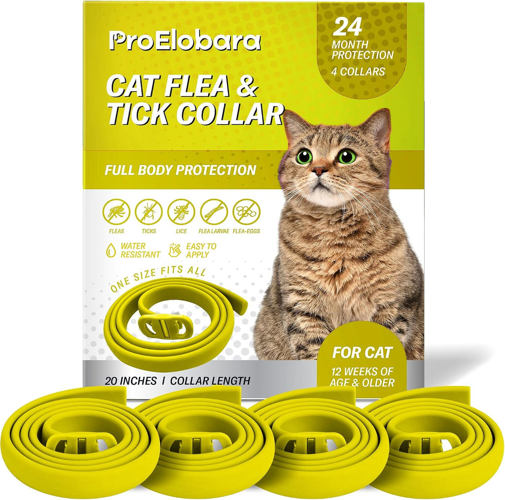 Proelobara cat flea and tick collar pack front view