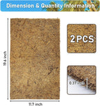 PINVNBY terrarium liner coconut coir mat laid flat