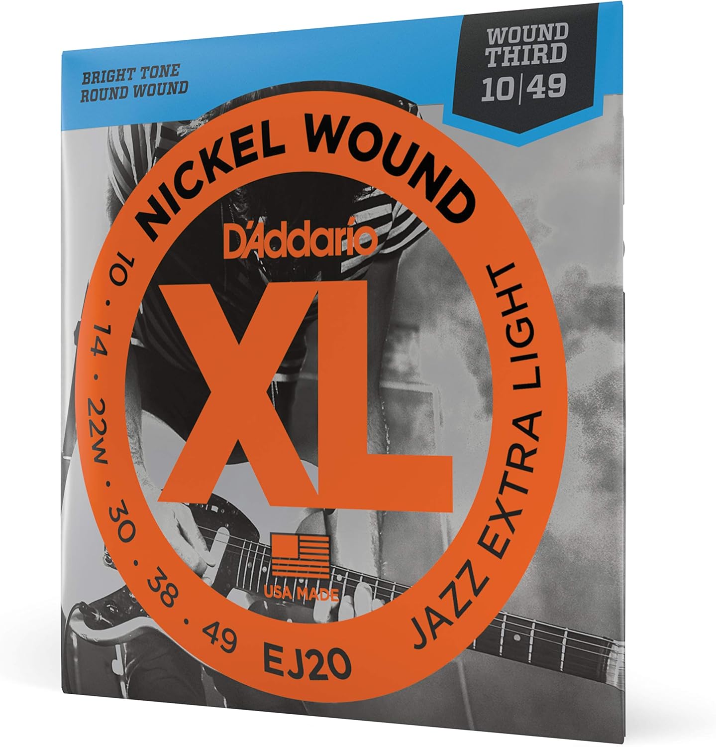 D'Addario Electric Guitar Strings, XL Nickel, EXL150, Regular Light 10-46, 12-String Set, Pack of 1 - Image 14