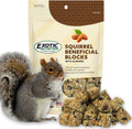 Exotic Nutrition Squirrel Beneficial Blocks front view packaging for small mammal food.