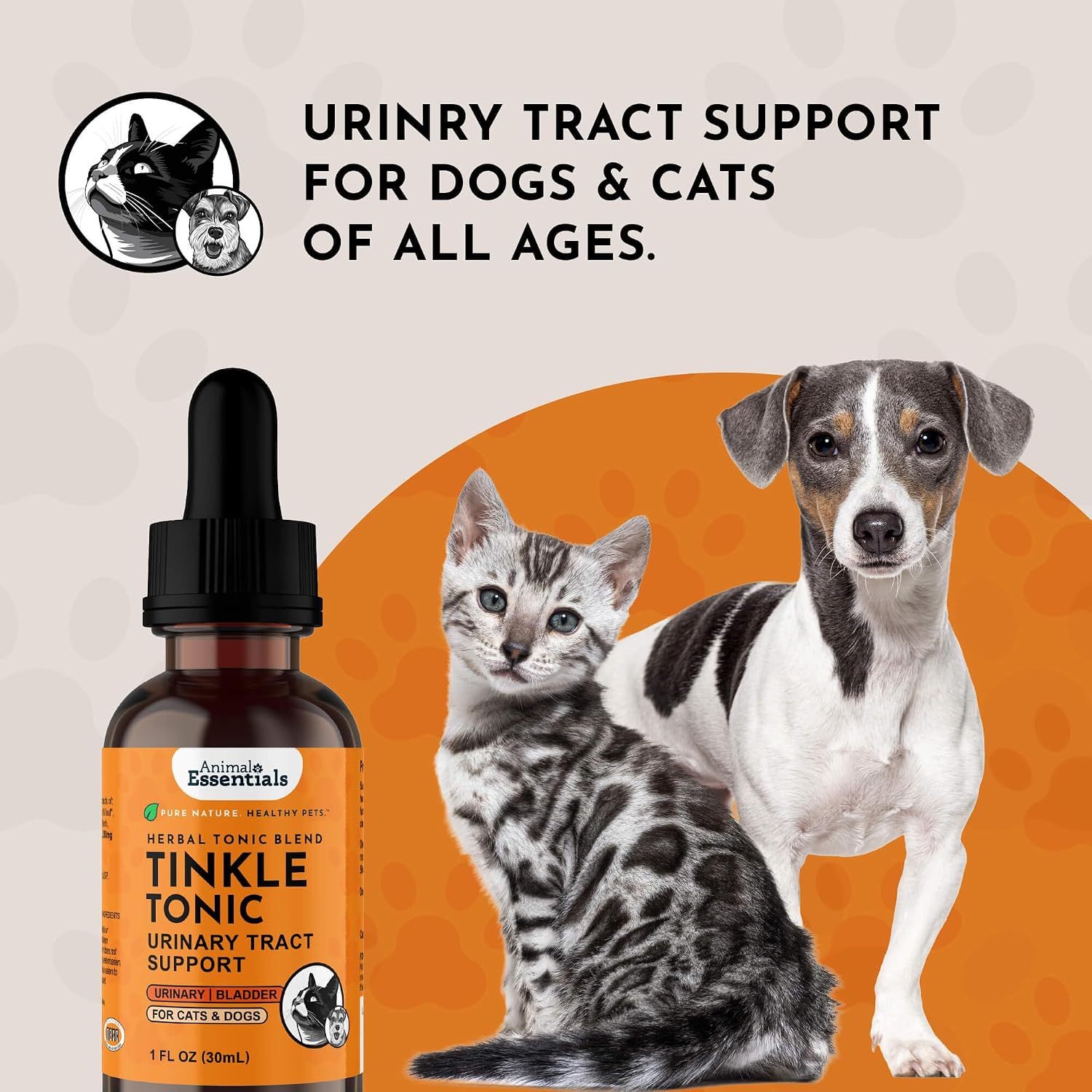 Natural marshmallow root tincture for pet urinary comfort